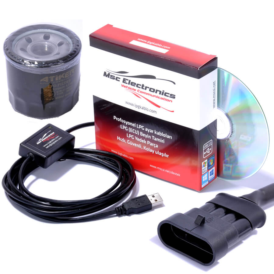 LPG-C01A ATİKER LPG AYAR KABLOSU + LPG FİLTRE + ÜCRETSİZ KARGO